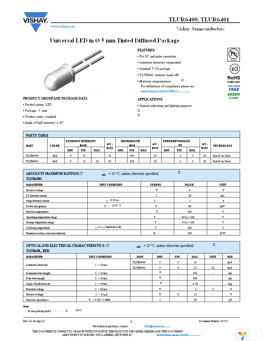 TLUR6400 Page 1