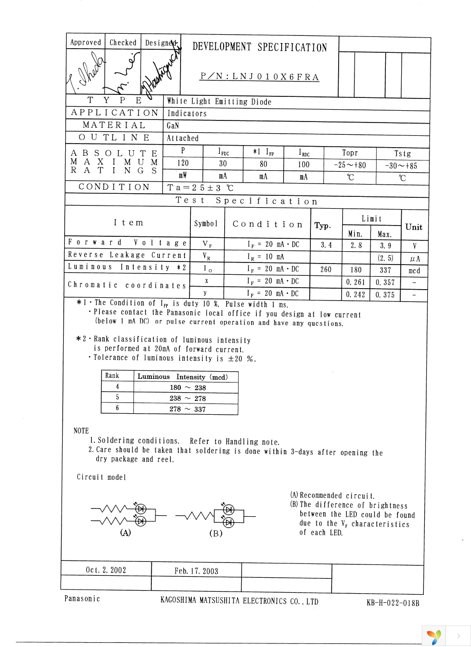 LNJ010X6FRA Page 4