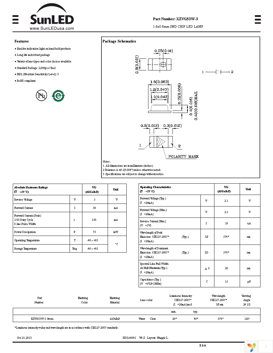 XZVG53W-3 Page 1