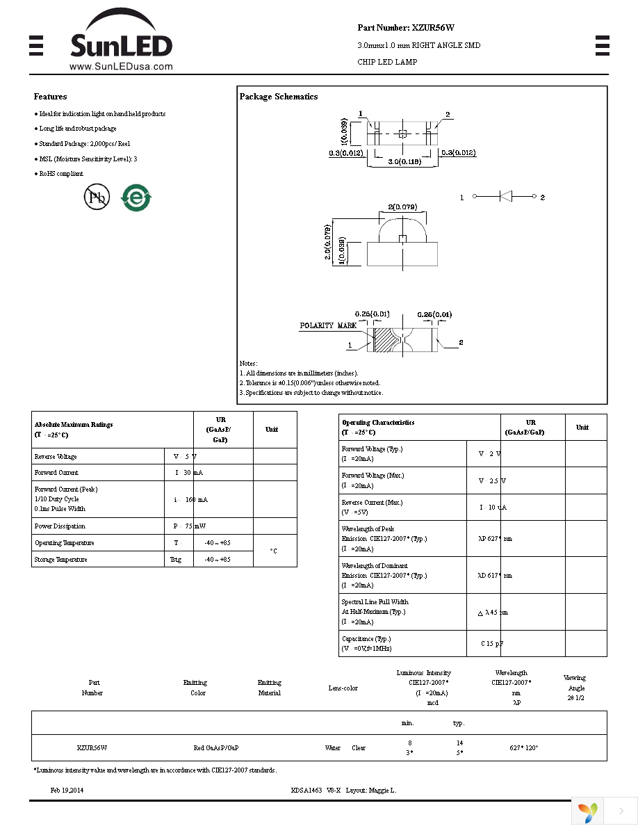 XZUR56W Page 1