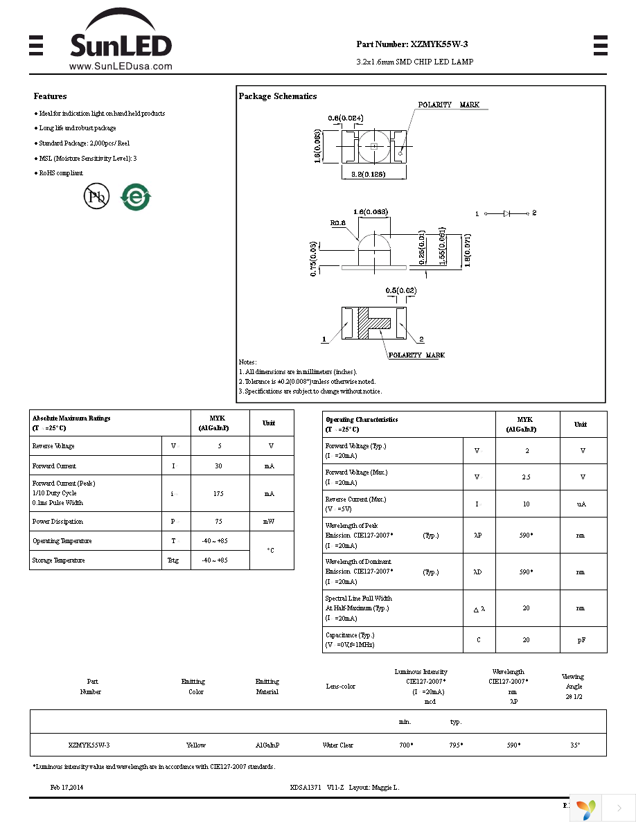 XZMYK55W-3 Page 1