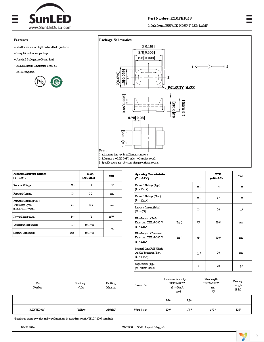 XZMYK105S Page 1