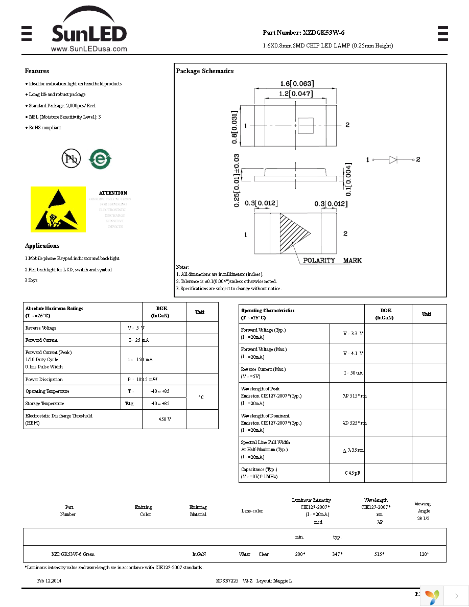 XZDGK53W-6 Page 1