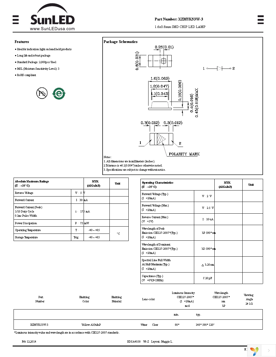 XZMYK53W-3 Page 1