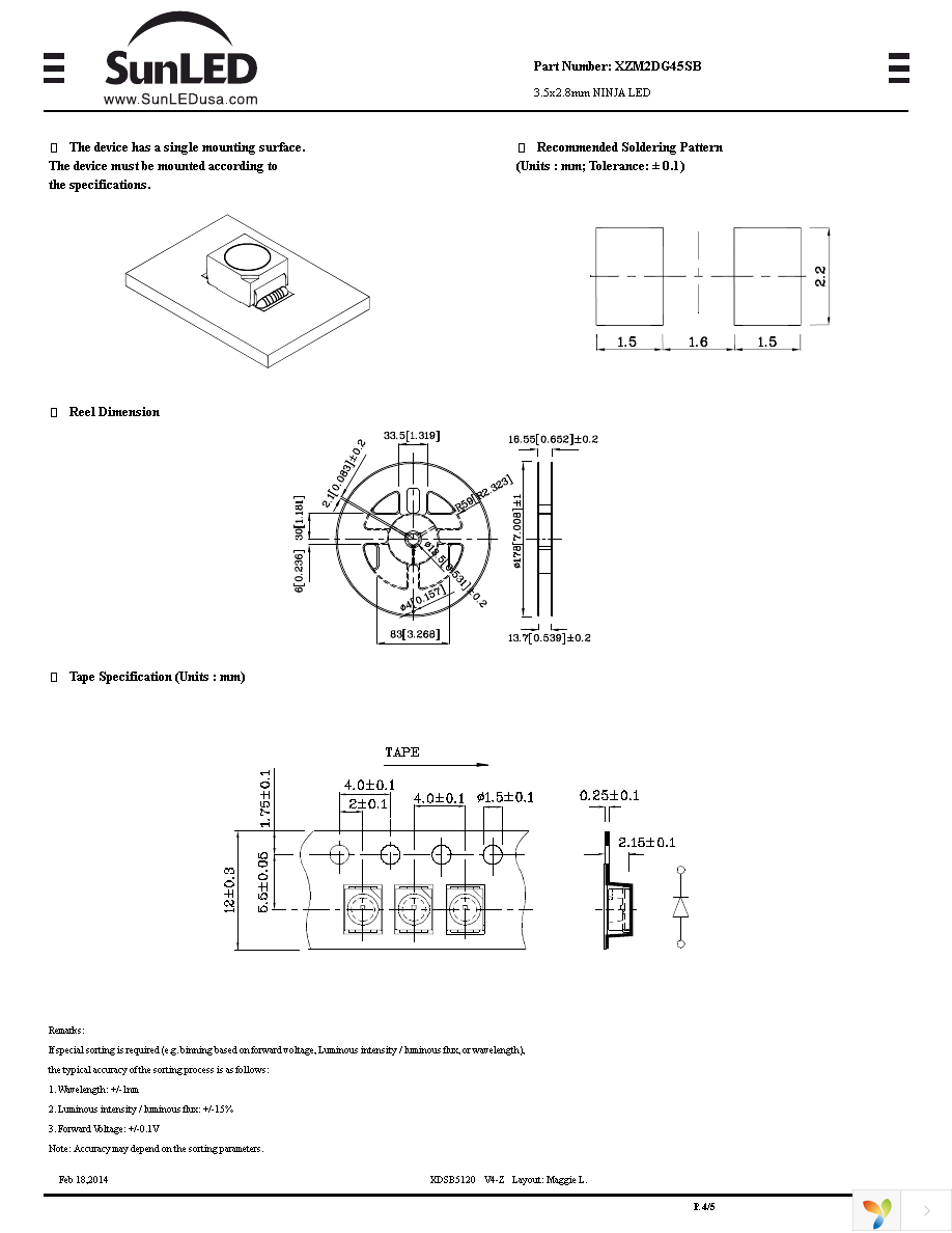 XZM2DG45SB Page 4