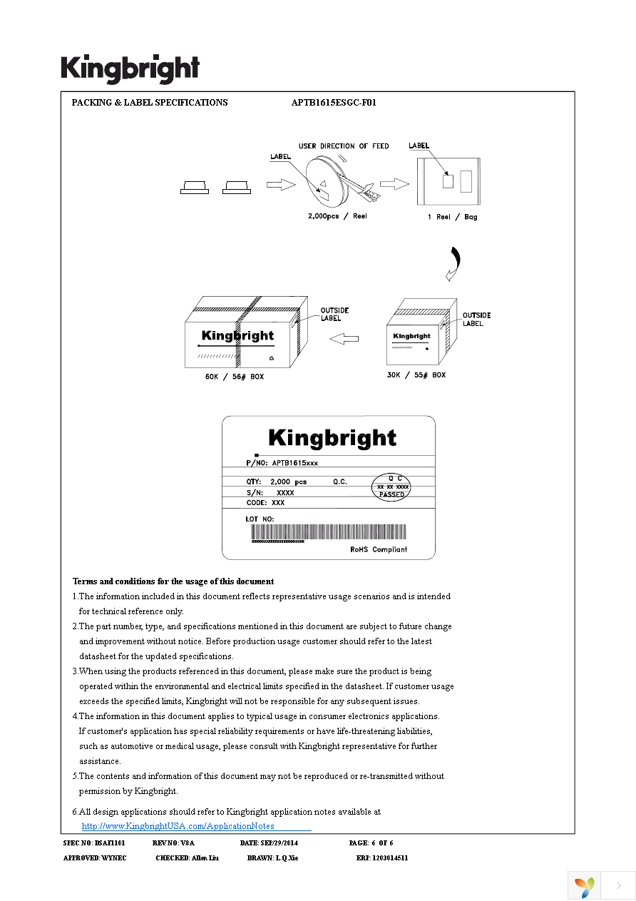 APTB1615ESGC-F01 Page 6