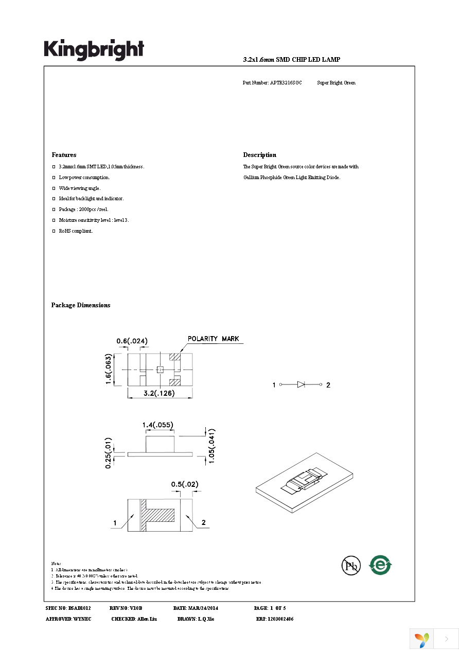 APTR3216SGC Page 1