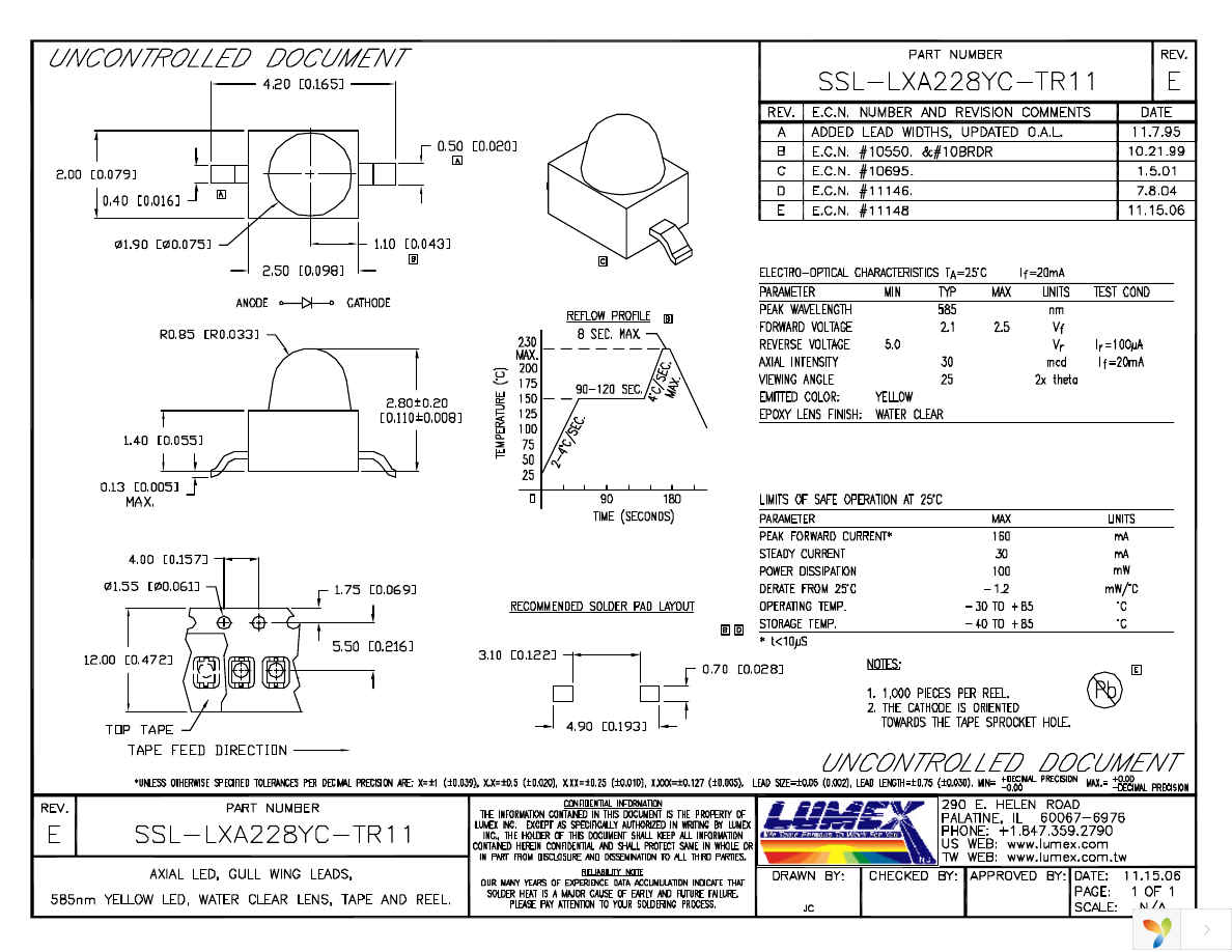 SSL-LXA228YC-TR11 Page 1