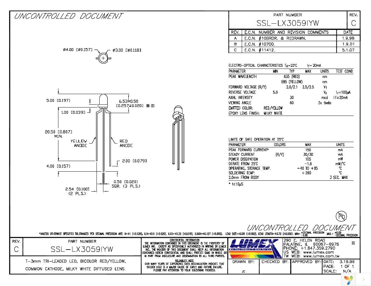 SSL-LX3059IYW Page 1