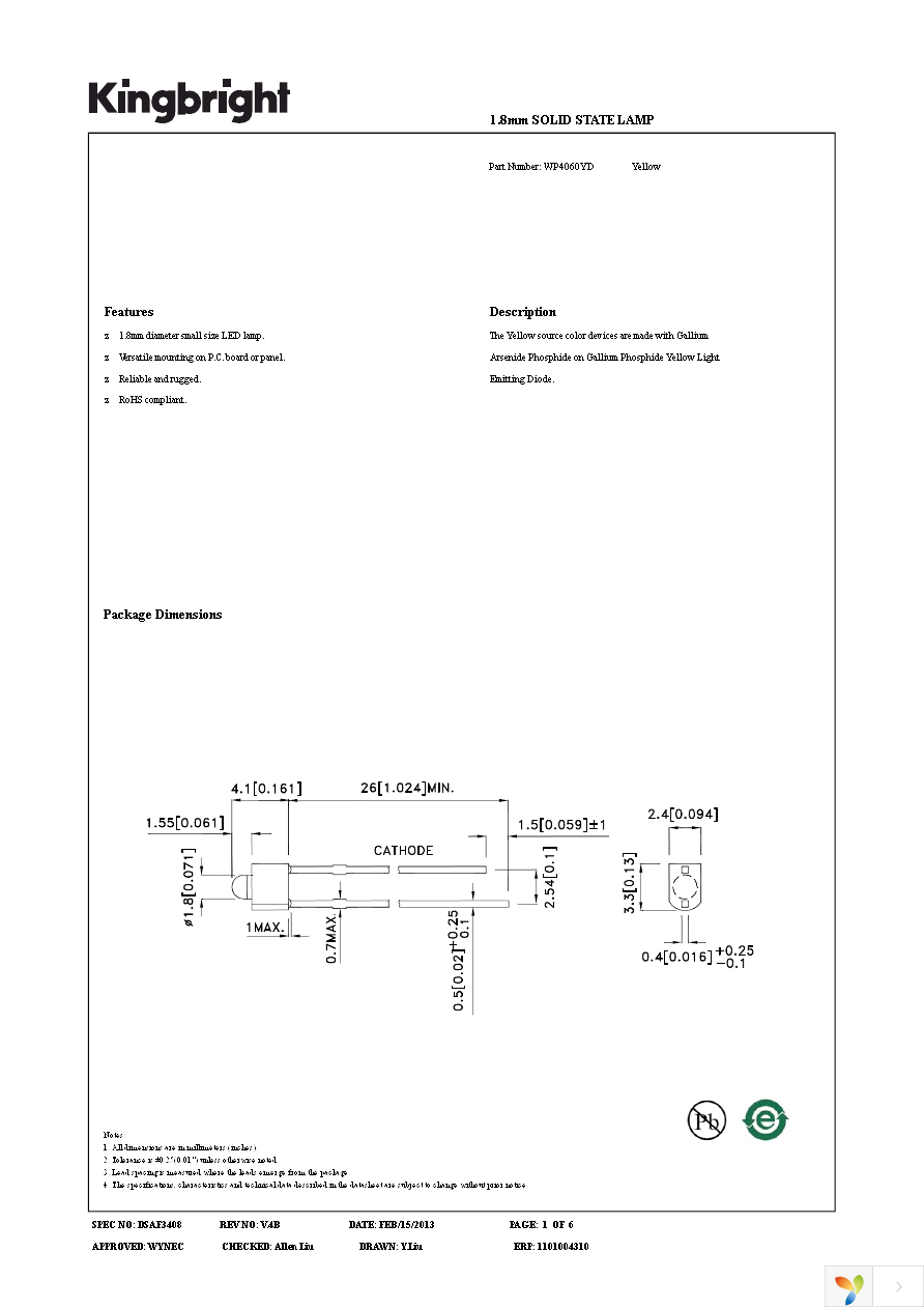 WP4060YD Page 1