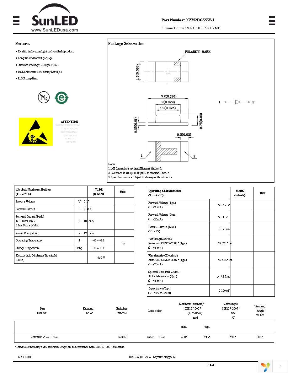 XZM2DG55W-1 Page 1