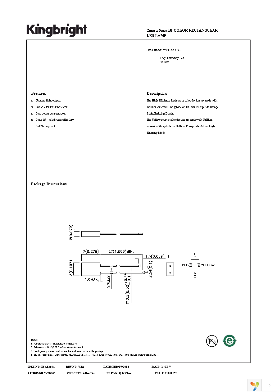 WP117EYWT Page 1