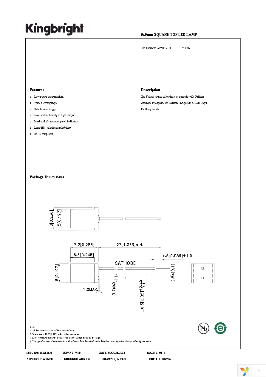 WP503YDT Page 1