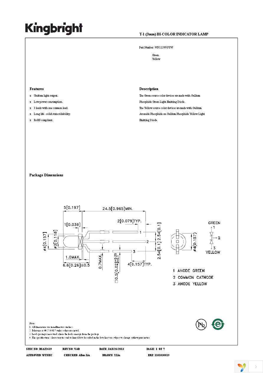 WP115WGYW Page 1