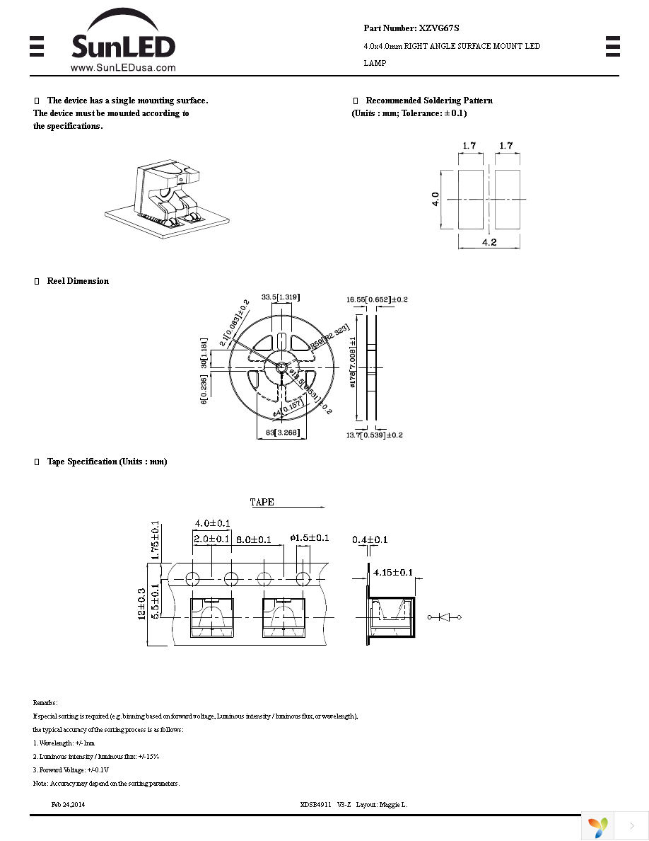 XZVG67S Page 4