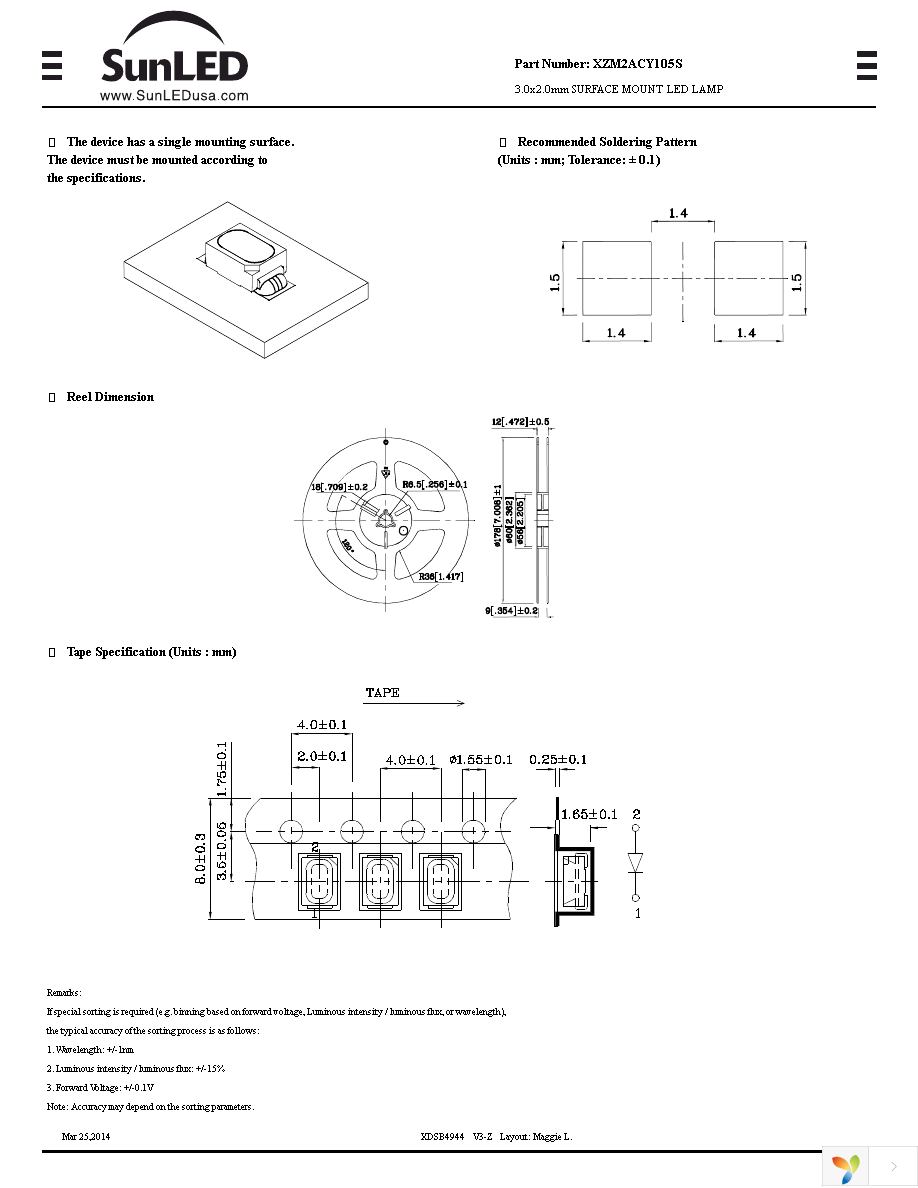 XZM2ACY105S Page 4