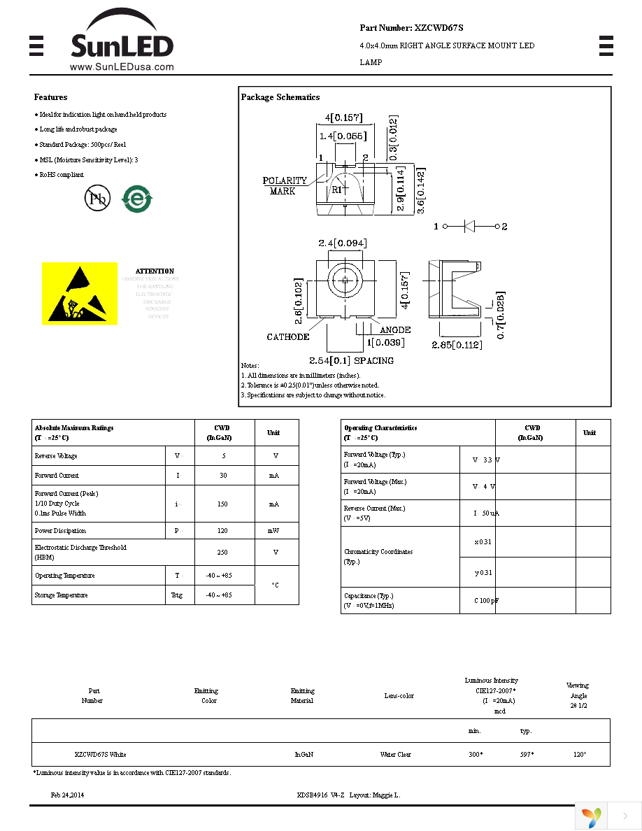 XZCWD67S Page 1