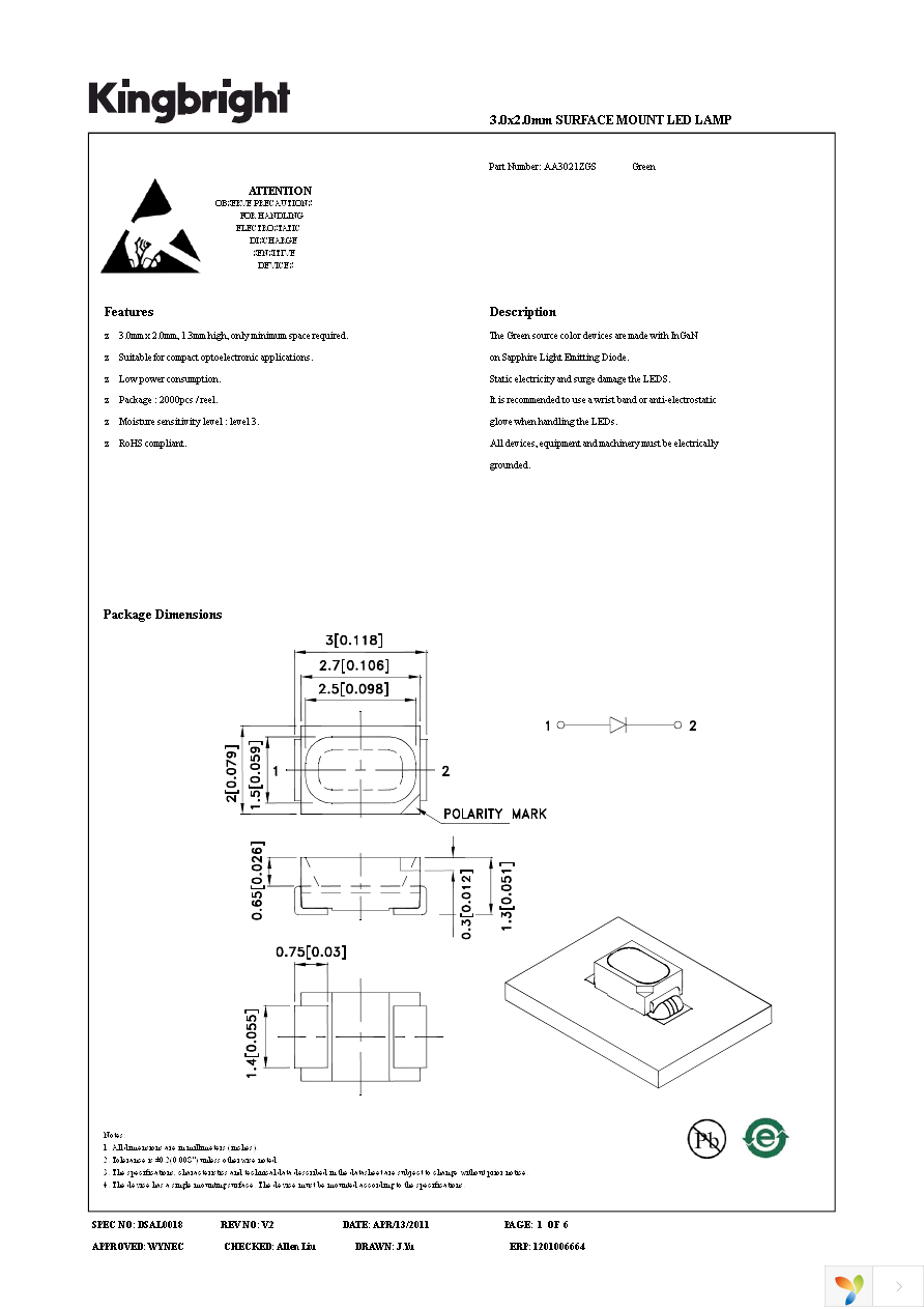 AA3021ZGS Page 1