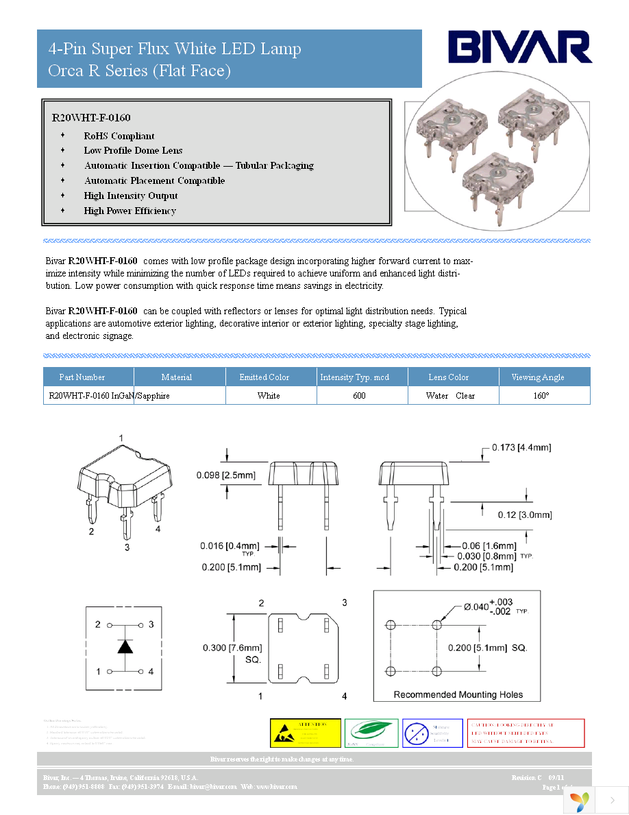 R20WHT-F-0160 Page 1