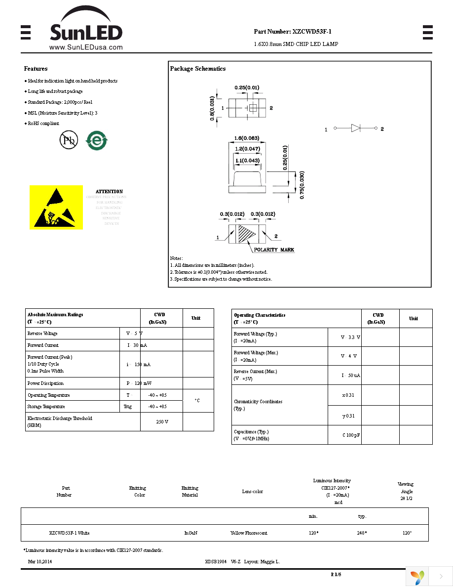 XZCWD53F-1 Page 1