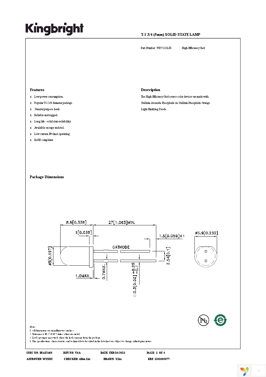 WP7113LID Page 1