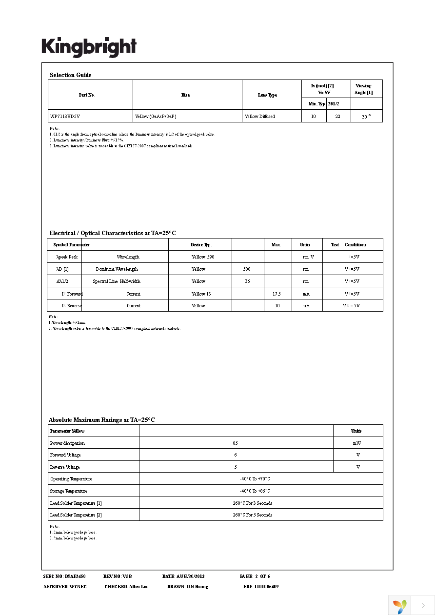 WP7113YD5V Page 2