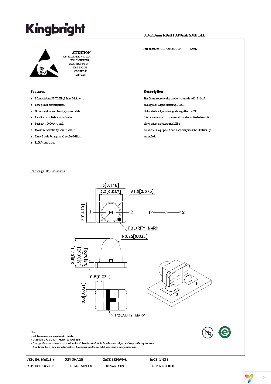 APDA3020ZGCK Page 1