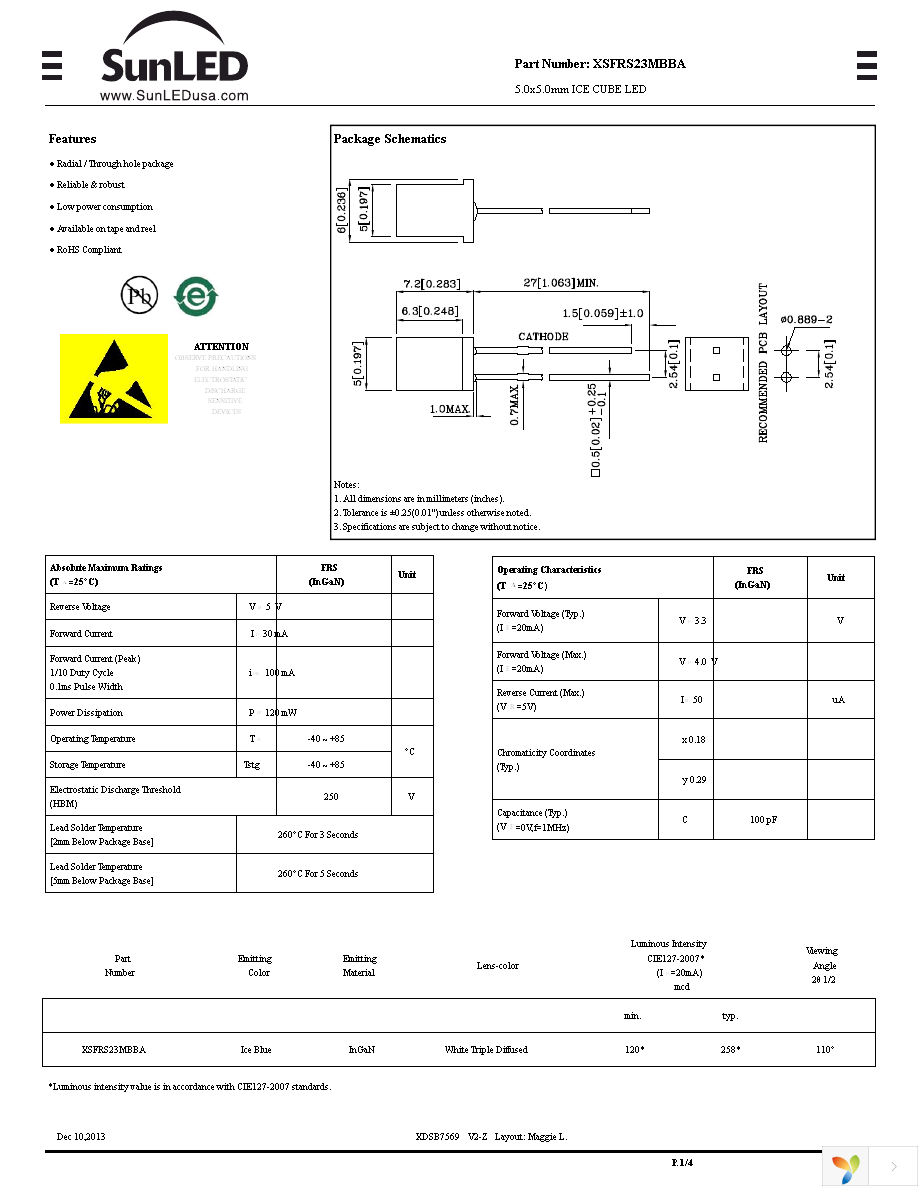 XSFRS23MBBA Page 1