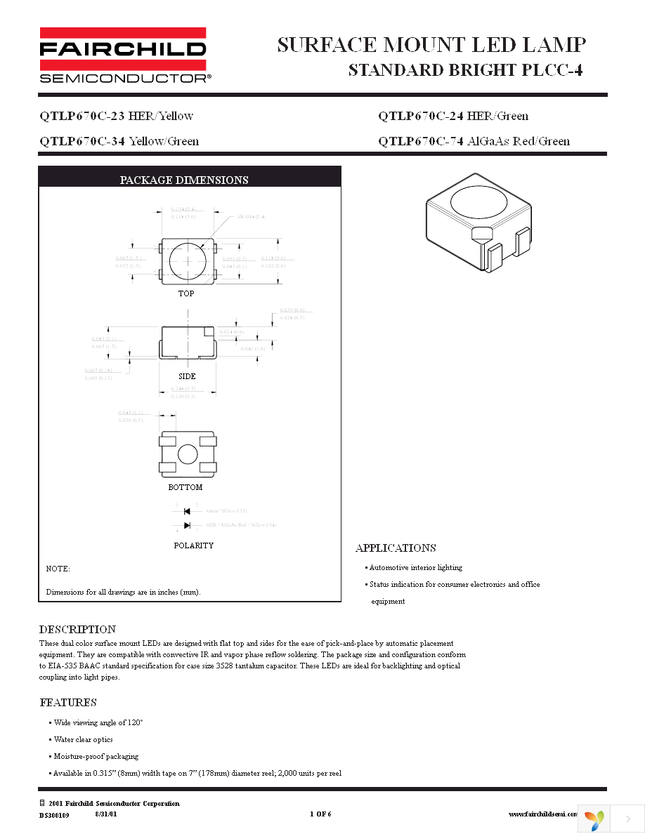 QTLP670C74TR Page 1