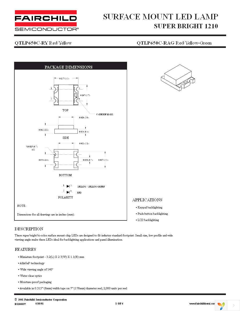 QTLP650CRYTR Page 1