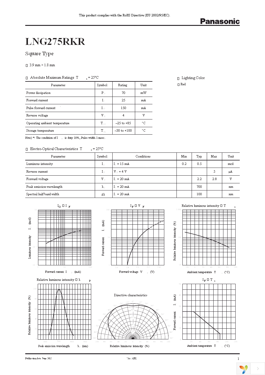 LNG275RKR Page 1