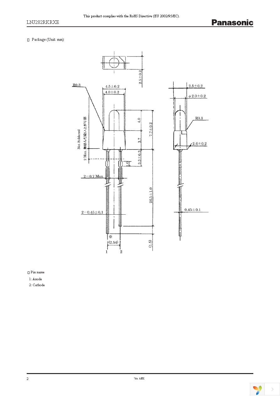 LNJ282RKRXE Page 2