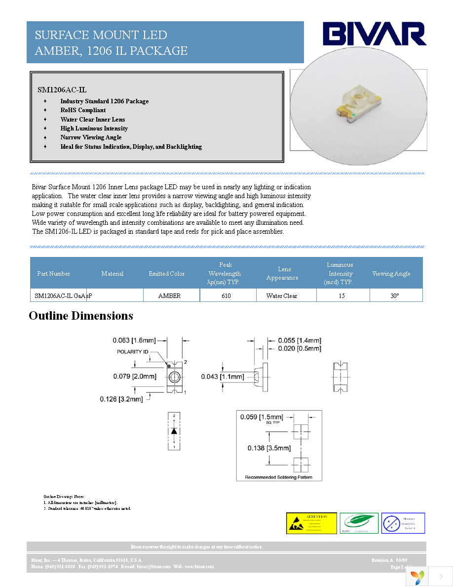 SM1206AC-IL Page 1