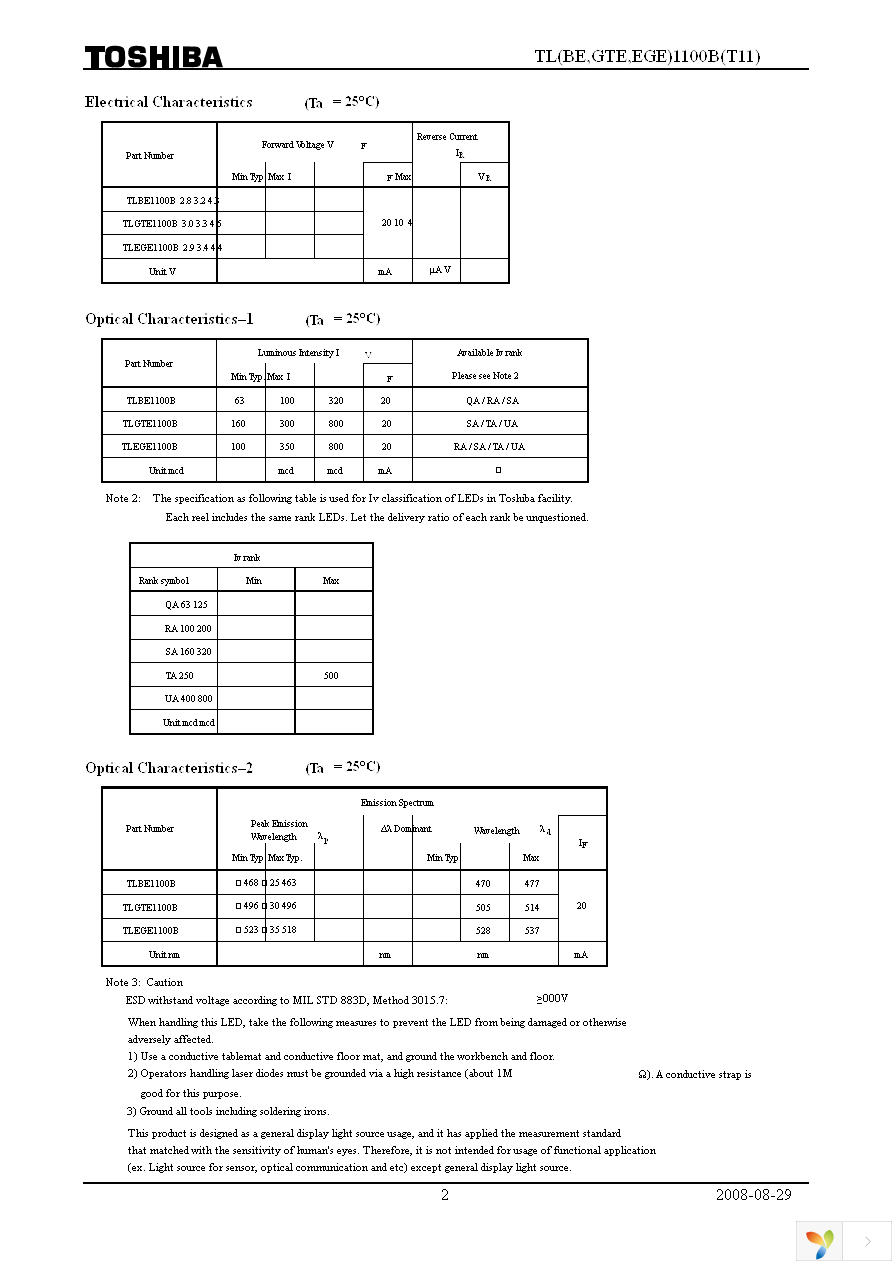 TLBE1100B(T11) Page 2