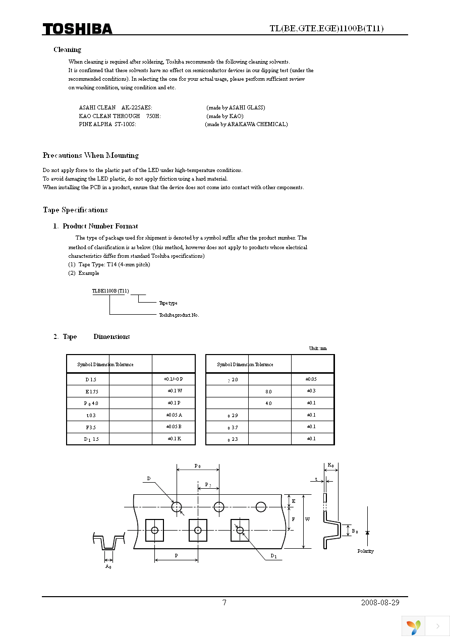 TLBE1100B(T11) Page 7