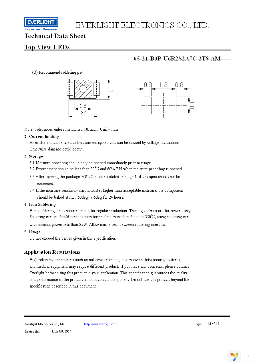 65-21-B3P-U6R2S2A7C-2T8-AM Page 14