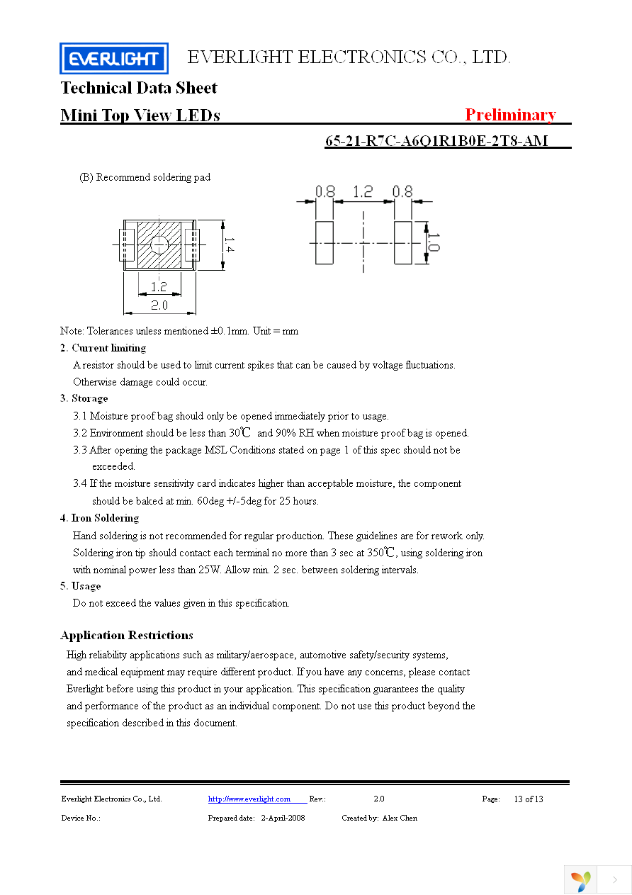 65-21-R7C-A6Q1R1B0E-2T8-AM Page 13