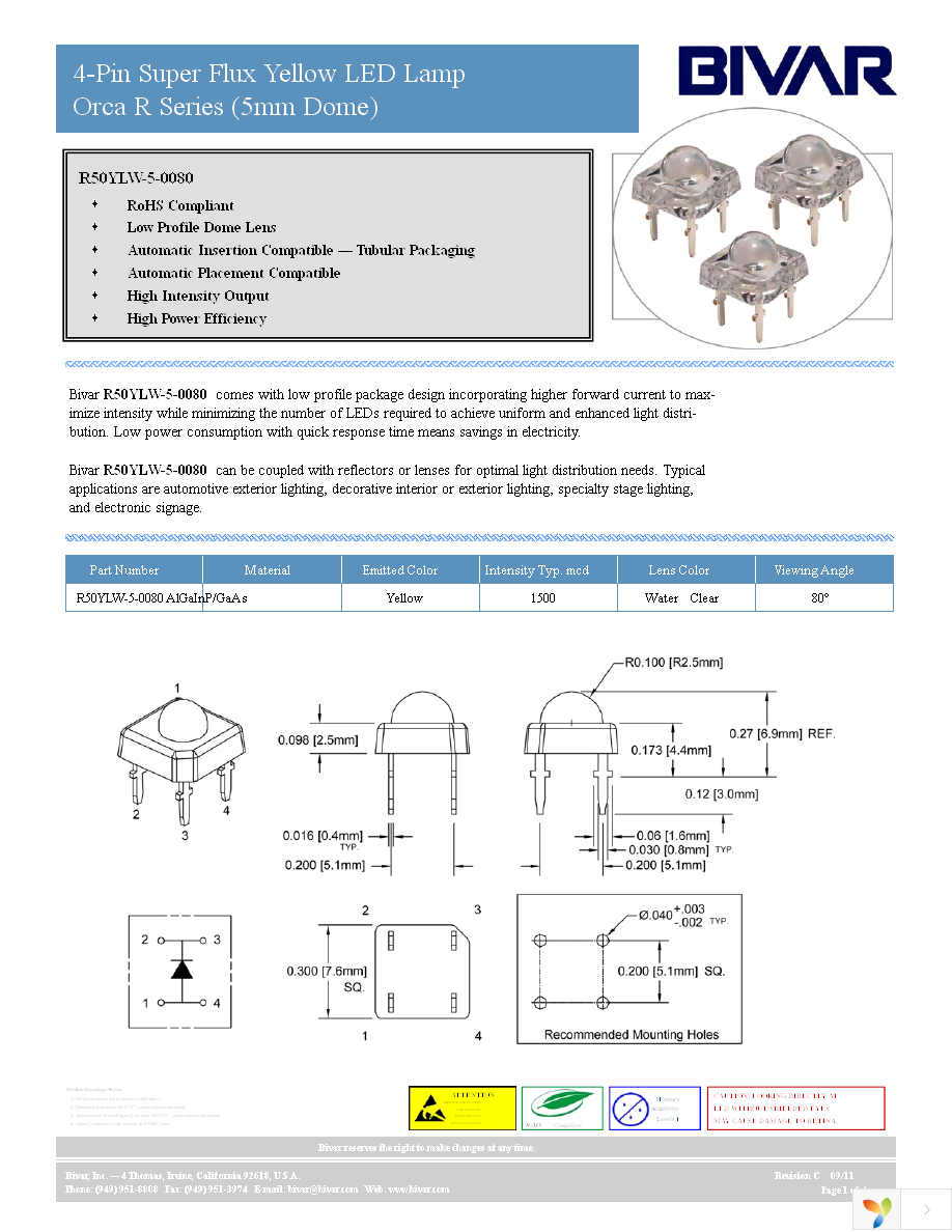 R50YLW-5-0080 Page 1