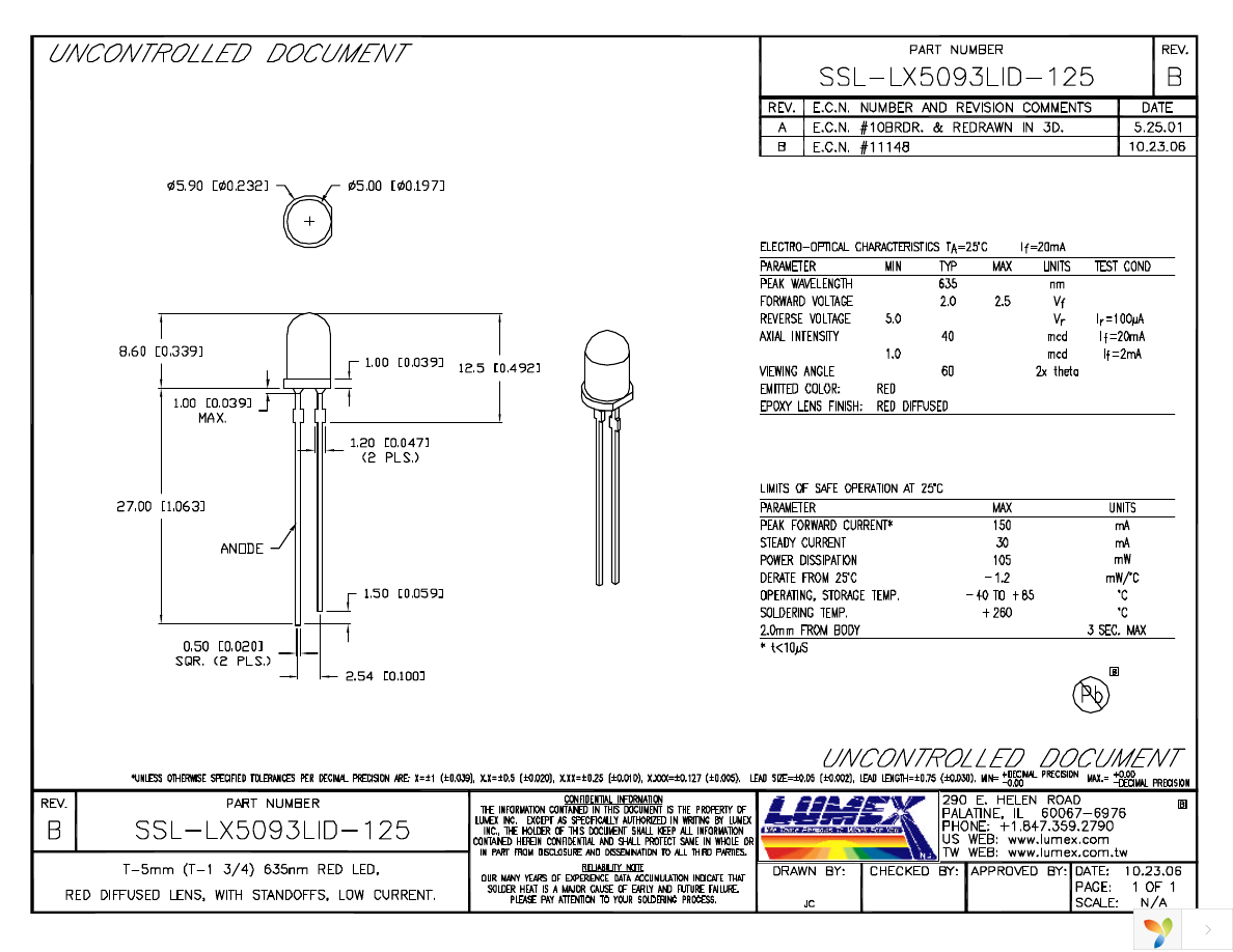 SSL-LX5093LID-125 Page 1