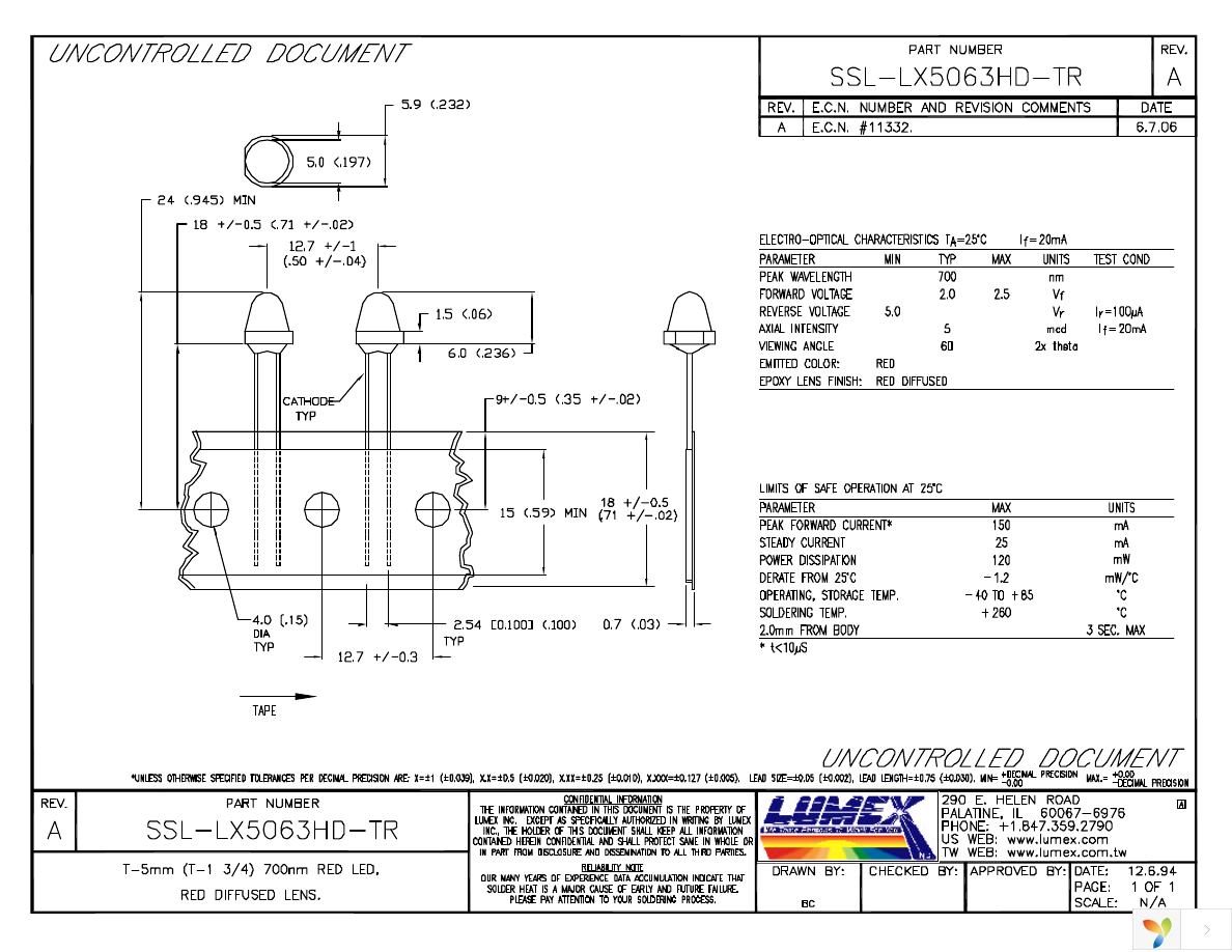 SSL-LX5063HD-TR Page 1