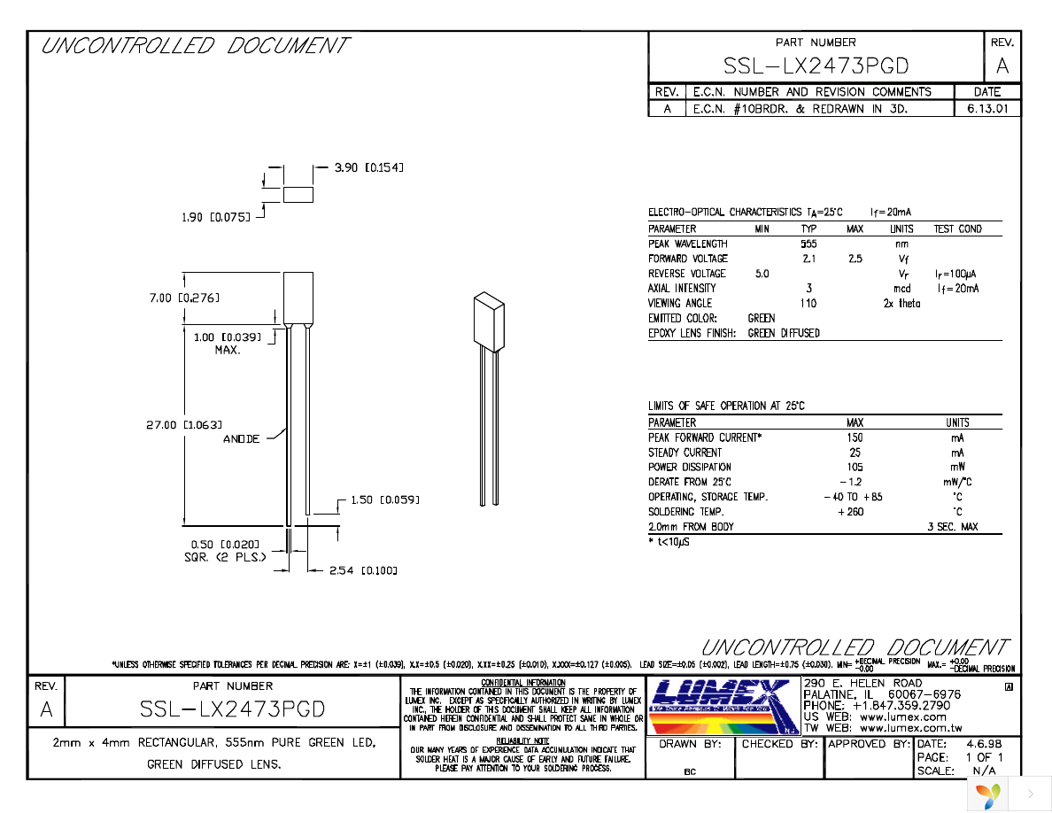 SSL-LX2473PGD Page 1