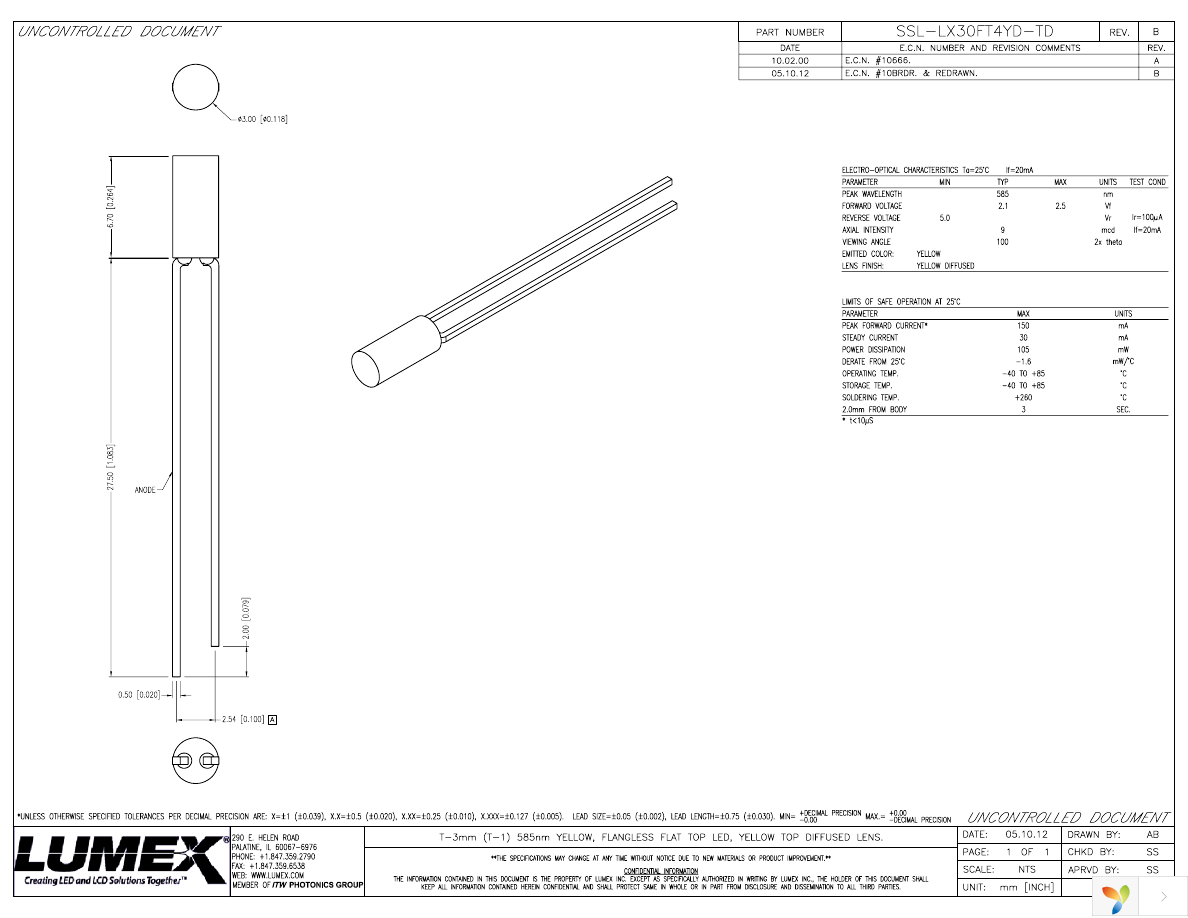 SSL-LX30FT4YD-TD Page 1