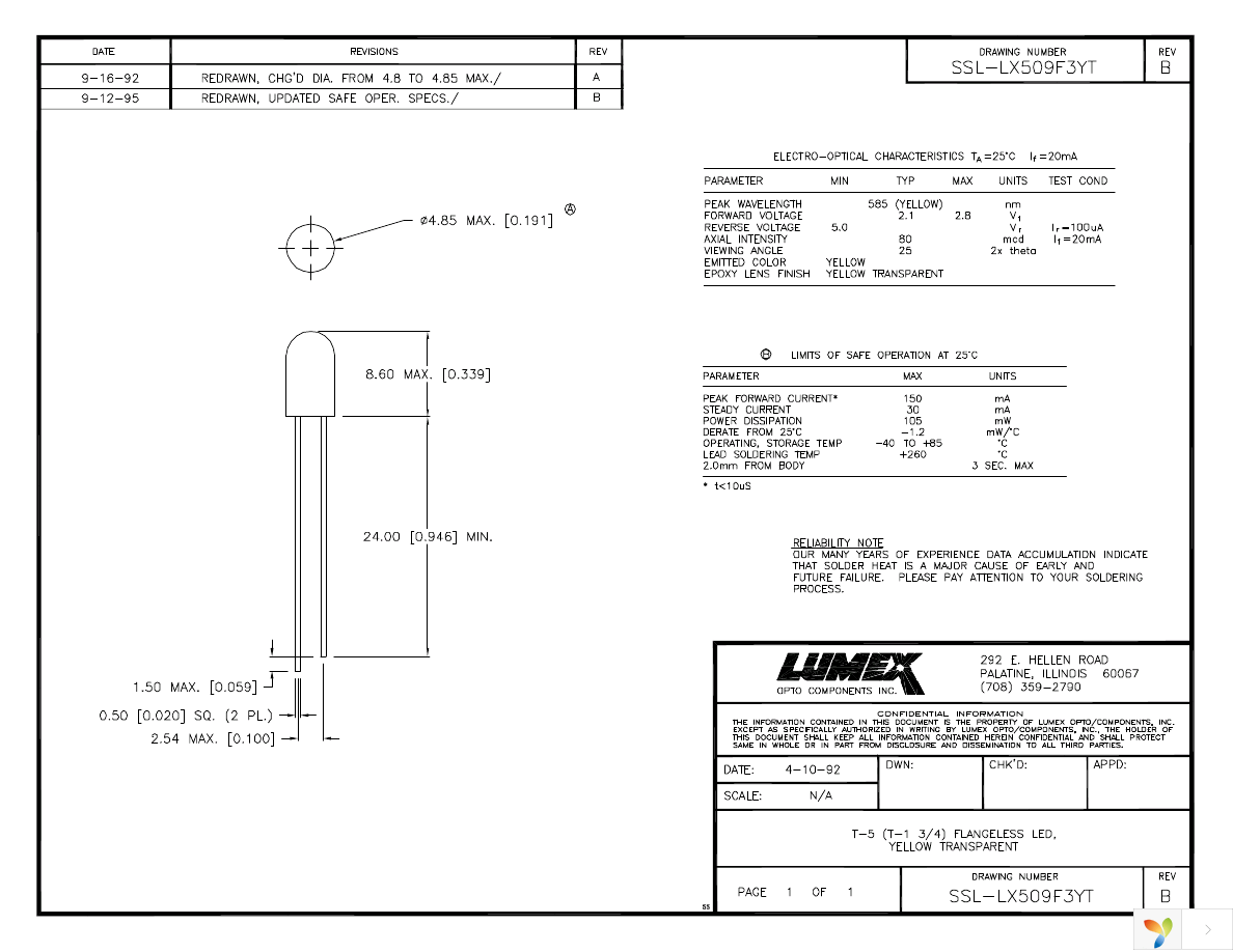 SSL-LX509F3YT Page 1