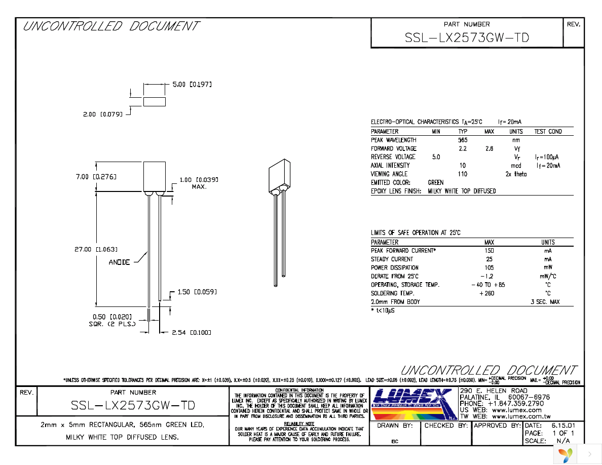 SSL-LX2573GW-TD Page 1