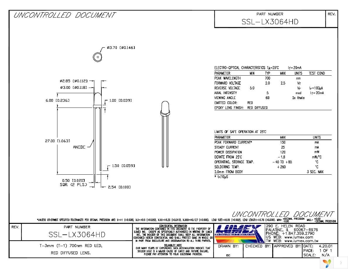 SSL-LX3064HD Page 1