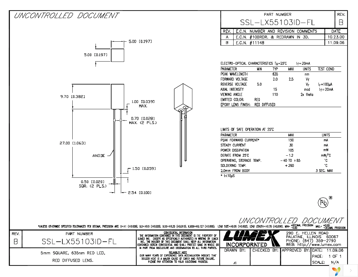 SSL-LX55103ID-FL Page 1