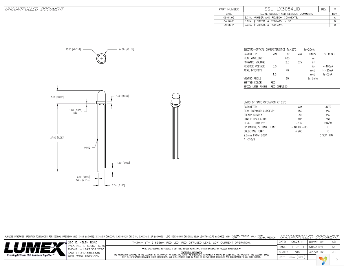 SSL-LX3054LID Page 1