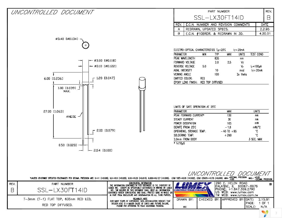 SSL-LX30FT14ID Page 1