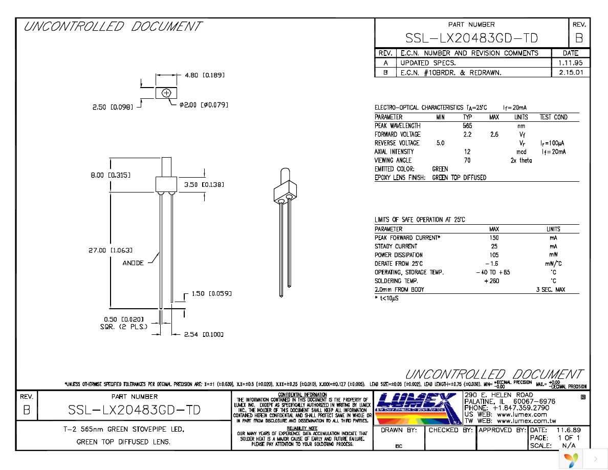 SSL-LX20483GD-TD Page 1