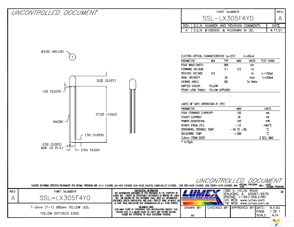 SSL-LX305F4YD Page 1